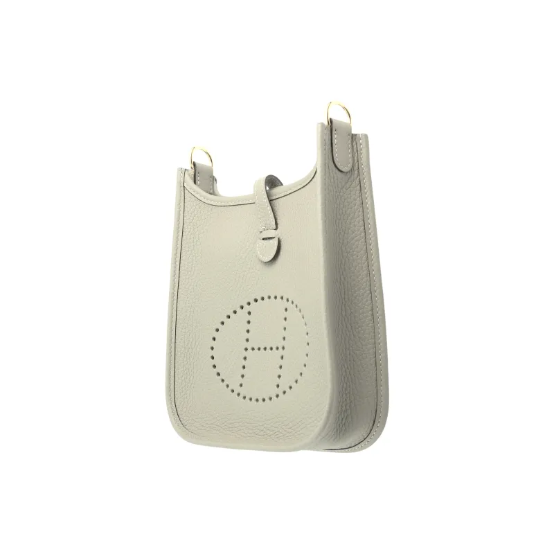 HERMES Cow Leather Backpack, Crossbody Bag, Shoulder Bag Women's Sage Green-1
