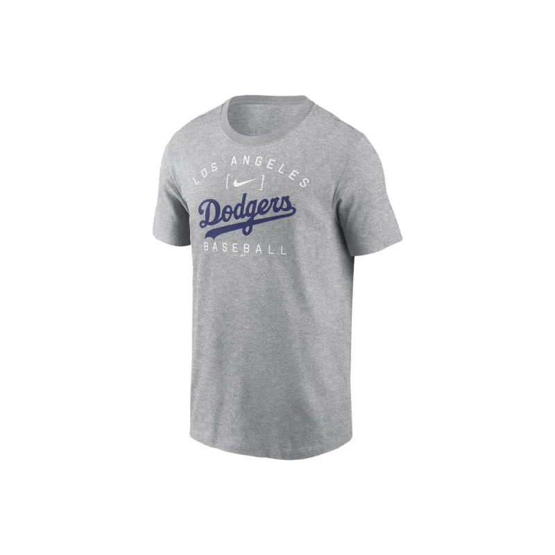 Nike Los Angeles Dodgers Home Team Athletic Arch T-Shirt Men's Gray-0
