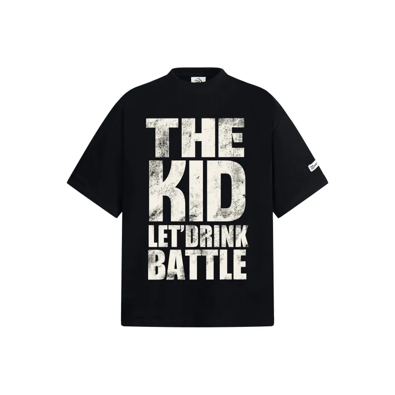 KUNZHUDAXIANG Drop Shoulder Sleeve T Shirt Unisex-0