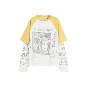 Lanvin X Future Long Sleeved Print T shirt