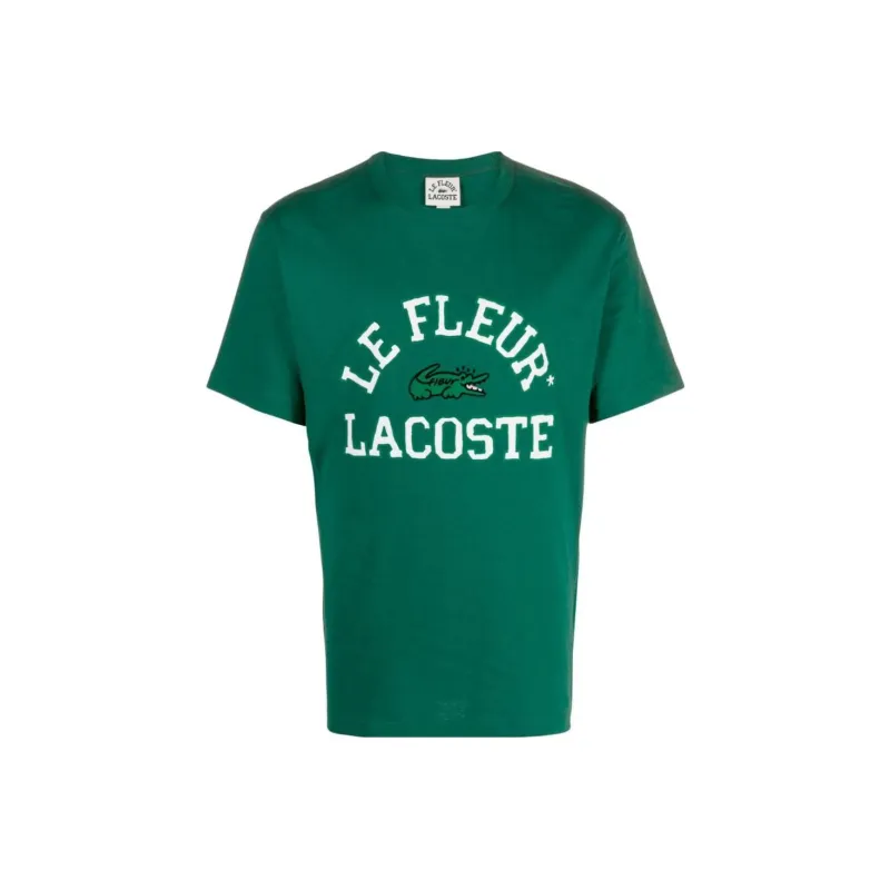LACOSTE X Le FLEUR Cotton T-shirt-0