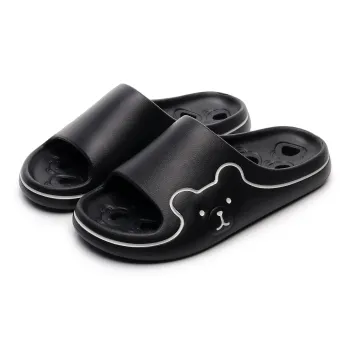 Golofi Indoor Home Bathroom Toilet Bathing Slip Resistant Water Proof Cut Out Platform Slippers Shoes All Season All