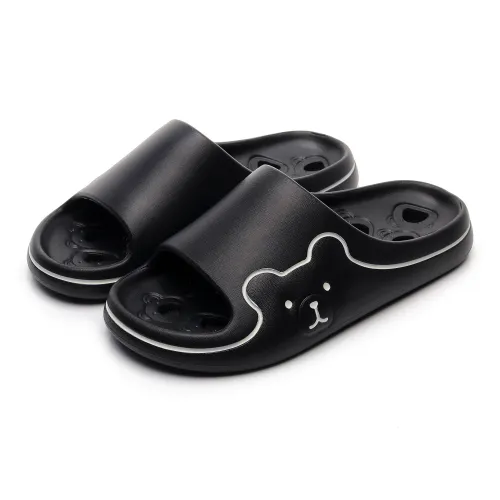 Golofi Indoor Home Bathroom Toilet Bathing Slip Resistant Water Proof Cut Out Platform Slippers Shoes All Season All