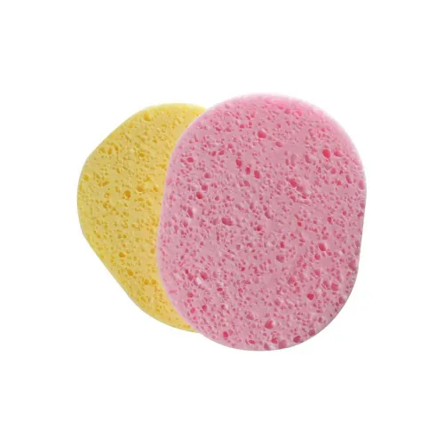 JINGLINGLONG Wooden Paddle Square Gentle Cleaning Cleansing Sponge Face Cleansing Sponge Makeup Removal