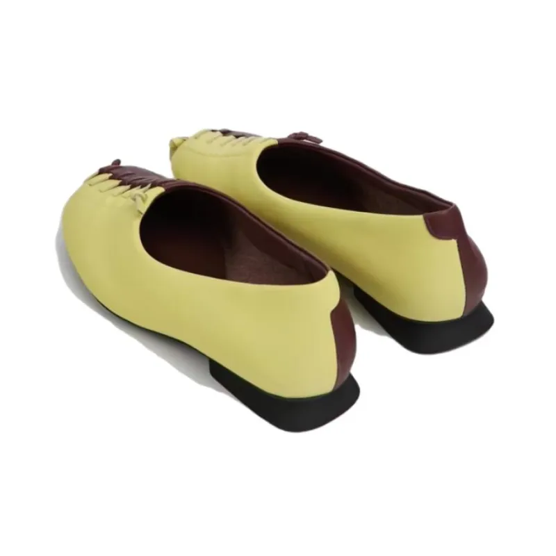 CAMPER Casual Single Shoes 1.8cm Women's Brown Yellow-3