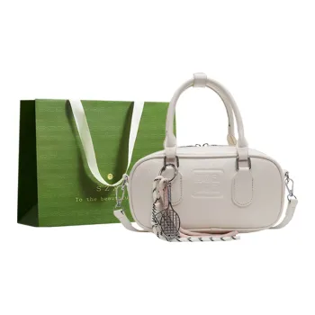 Three Ducklings PU Handbag Shoulder Bag Crossbody Bag Regular Women's White/Silver/Pink/Black