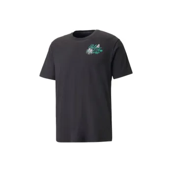 PUMA Palm Tree Crew Paradise Homme T-Shirt Men's Black