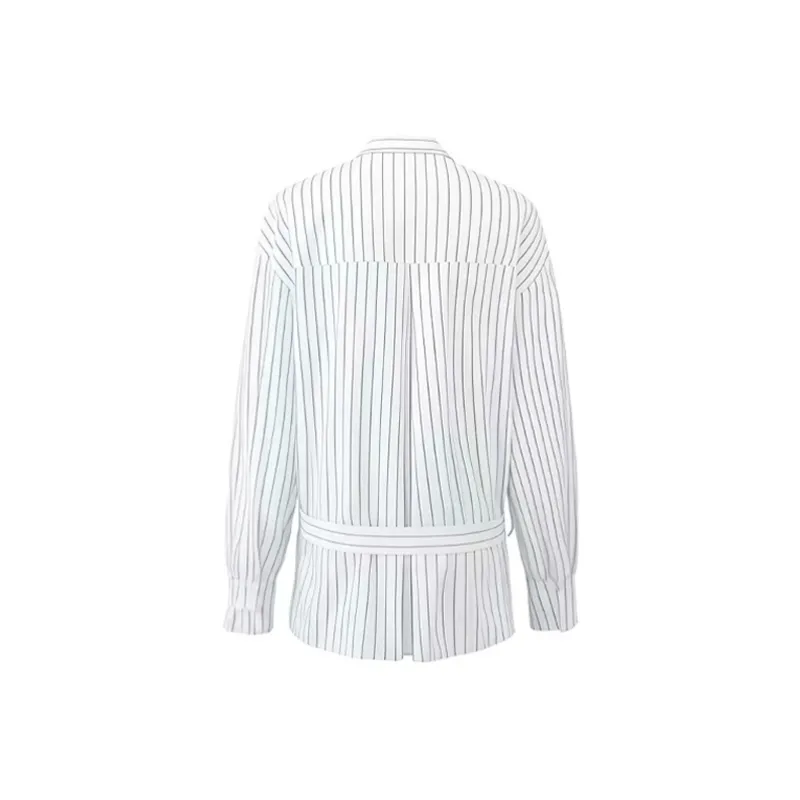 KYKW Shirt Women's White Stripes-1