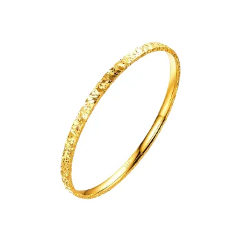 Stone On The Line Alloy Bangles Unisex