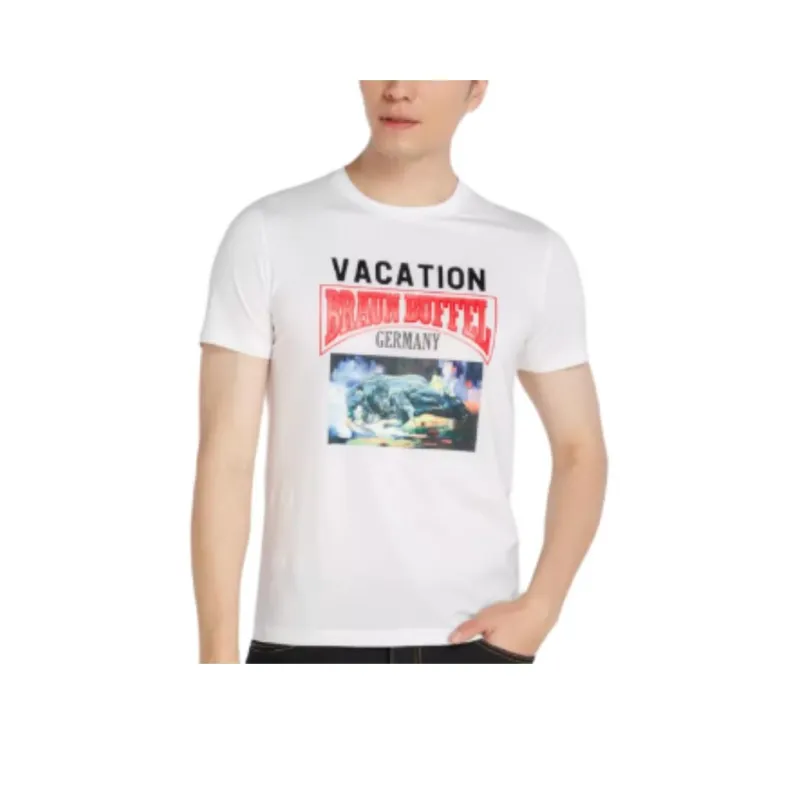 BRAUN BUFFEL T-Shirts Men-2