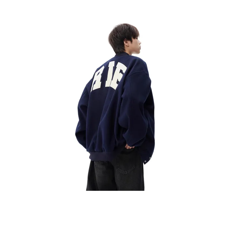 M MAICCO Design Letter Embroidery American Trendy Brand Windbreaker Jackets & Coats Unisex-5