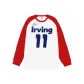White Body with Red Sleeves