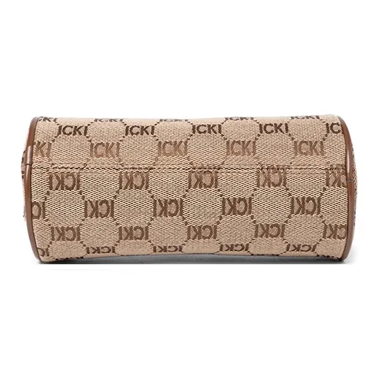 CLEVER& KETCH PU Cylinder Bag Underarm Crossbody Bag Shoulder Bag Regular Women's Coffee-4