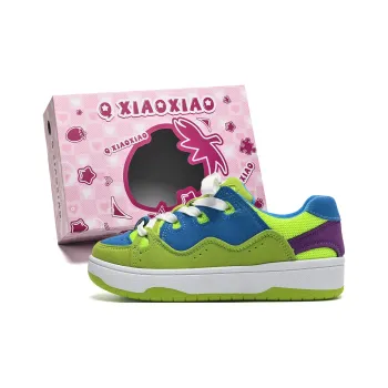 Circle Small Low Top Skateboard Shoes Women's Green Blue Purple