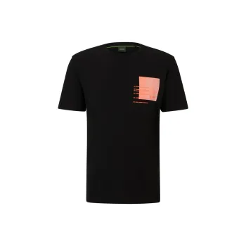 HUGO BOSS Graphic print Cotton blend T shirt