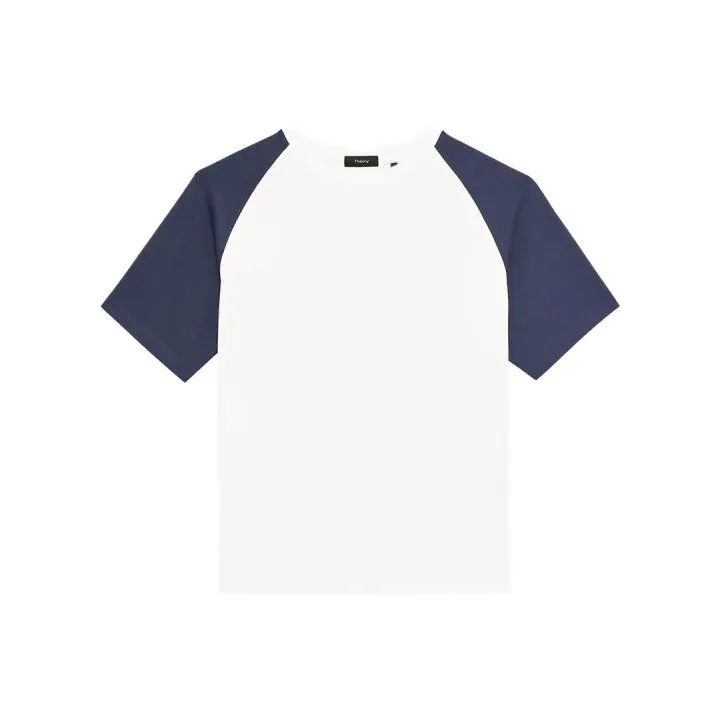 THEORY T Shirts Men Blue White Mixed Color-0