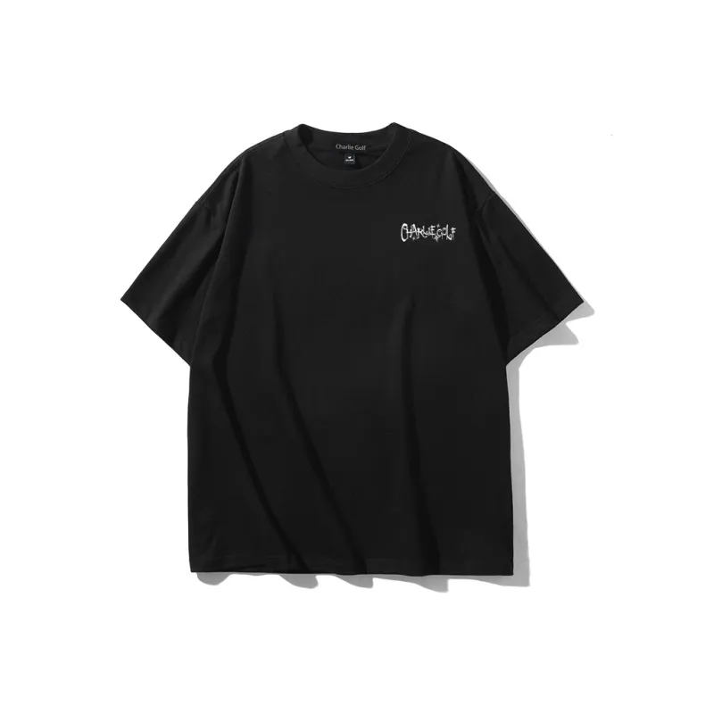 CHARLIE GOLF T Shirt Unisex White-4