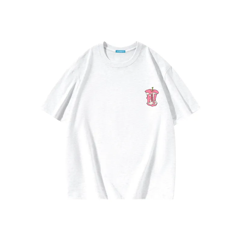 Small Columns Under The Sea T Shirt Unisex White-11