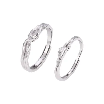 CLARKIA FLOWER S999 Fine Silver Rings Unisex