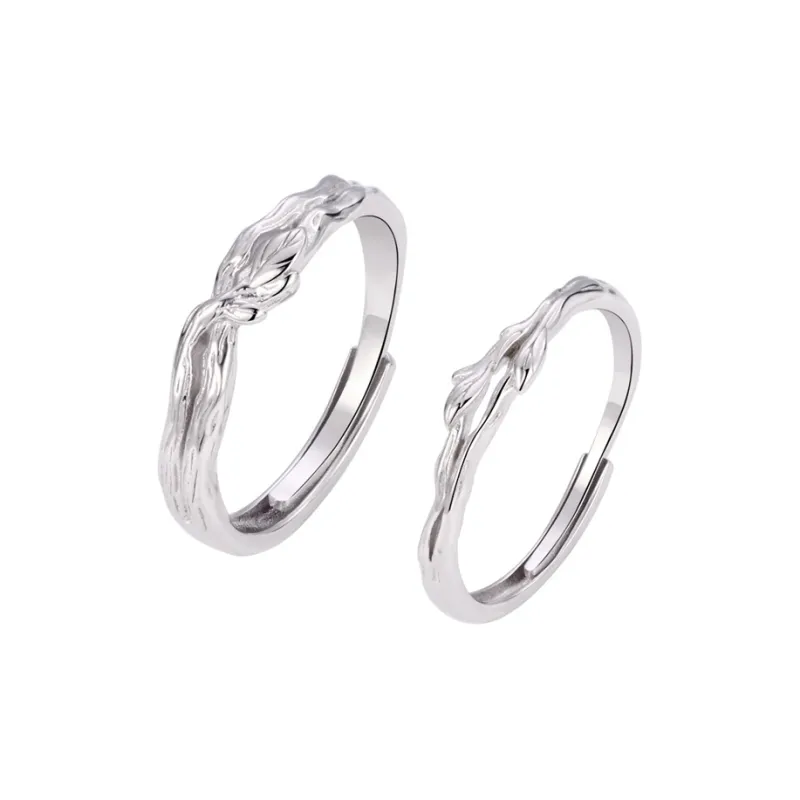 CLARKIA FLOWER S999 Fine Silver Rings Unisex-0