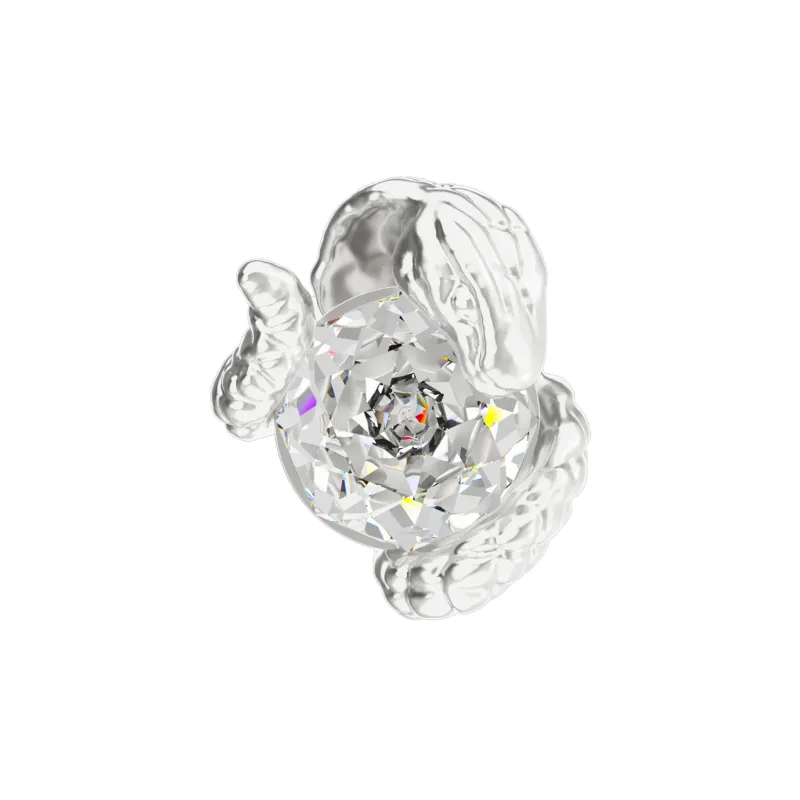 ICEGANG S925 Silver Stud Earrings Unisex-0