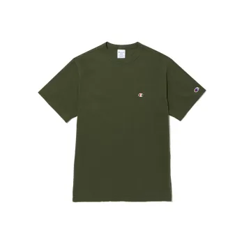 Champion SS24 T Shirt Unisex Dark Green
