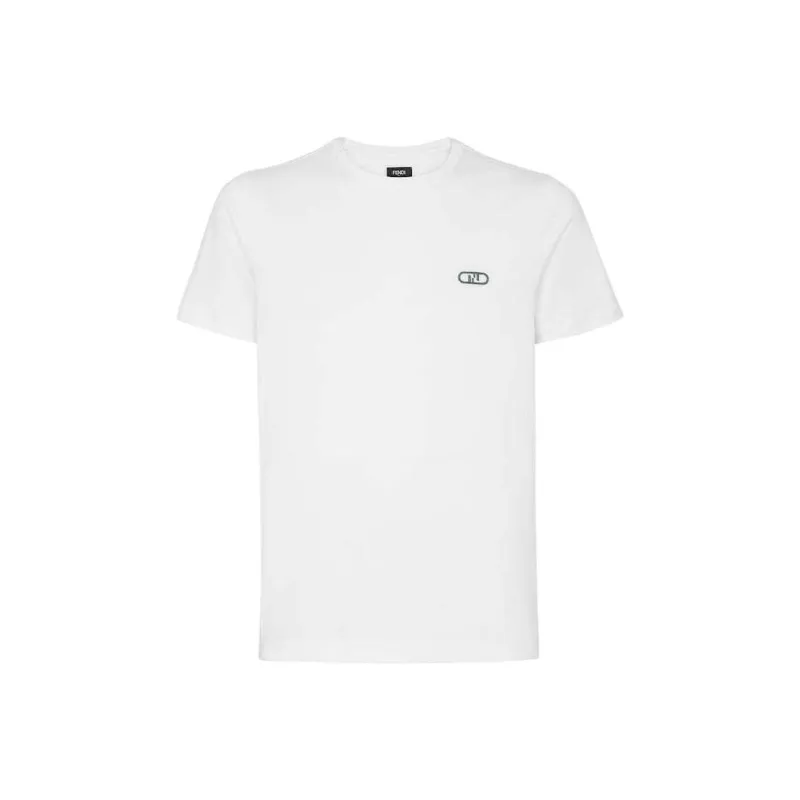 FENDI T-Shirts Men White-0