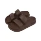 Dark Brown[Minimalist Style Solid Color Double Strap]