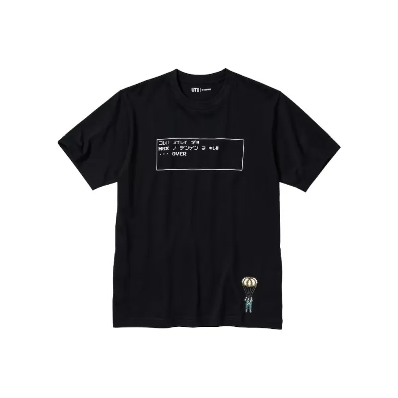 UNIQLO x Metal Gear UNIQLO X Metal Gear Co brand T Shirt Unisex Black-0