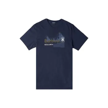 BARBOUR T Shirts Men Blue