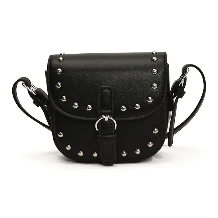ROUNDOT PU Shoulder Bag Crossbody Bag Regular Women's Ecru/Silver/Black/Pink/Sky Blue/Brown-7