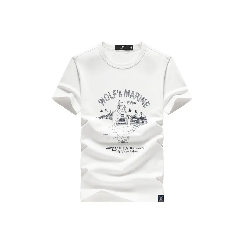 SEPTWOLVES T Shirts Men-6