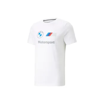 PUMA x BMW M Motorsport Collaboration T Shirt À Logo Motorsport ESS T Shirt Men's White