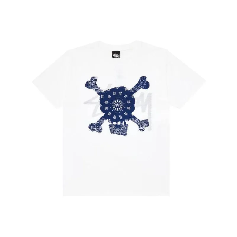 Stussy Paisley Skull Tee-0