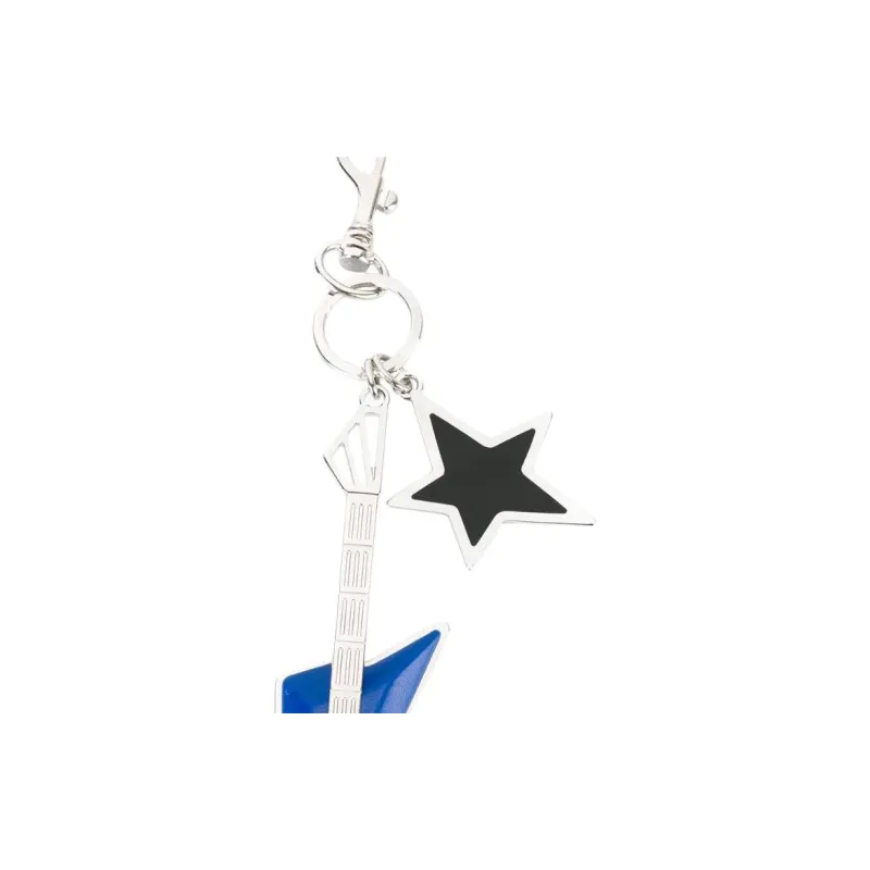 VERSACE Charm detail Keyring-2