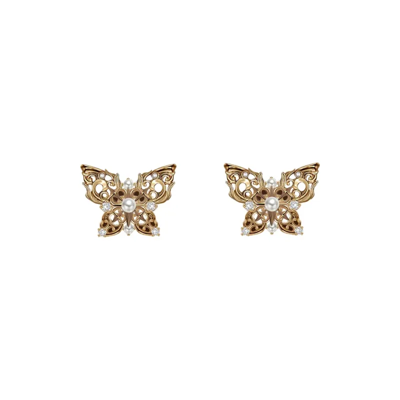 Masw Copper Alloy Stud Earrings Women's-2