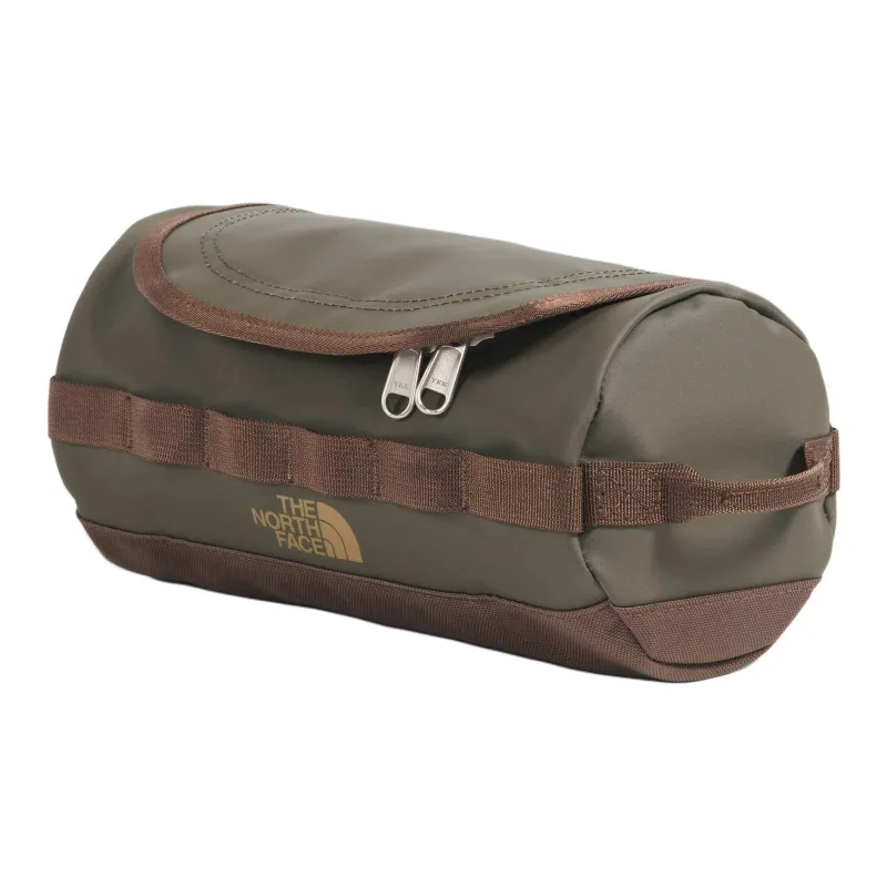 THE NORTH FACE Recycled Polyester Toiletry Bag, Storage Bag Unisex Taupe & Smoky Brown & Brown-0