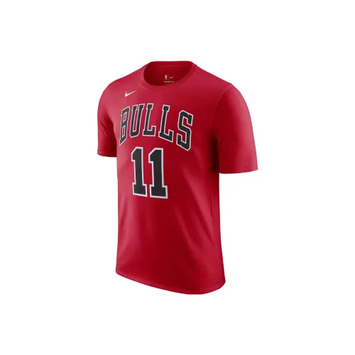 Nike NBA Chicago Bulls T Shirt Chicago Bulls Men's University Red