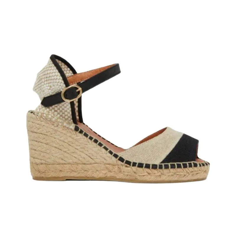 Carel Espelette Wedge Heel High Heels 8.5cm Women's Beige-1