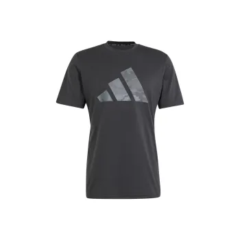 Adidas Train Essentials Seasonal Brand Love Camo Tee