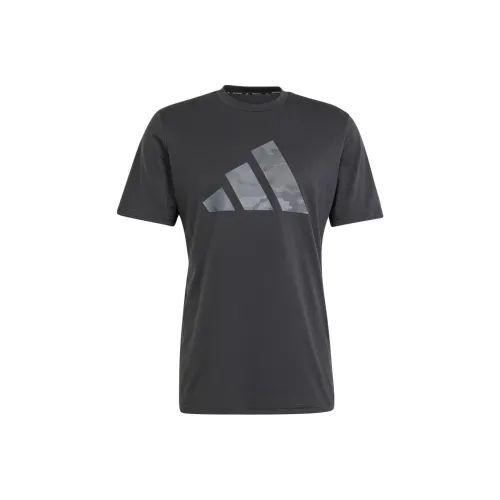 Adidas Train Essentials Seasonal Brand Love Camo Tee