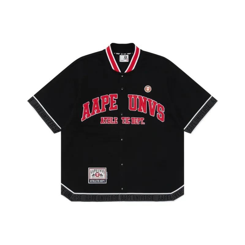 Aape Logo Stripe tipping Shirt-0