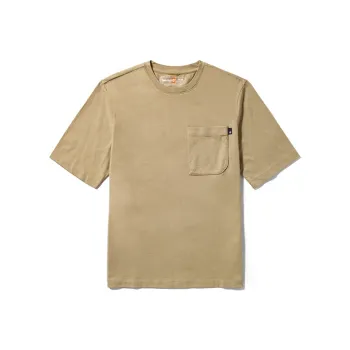 Timberland T Shirts Men Liquorice Yellow