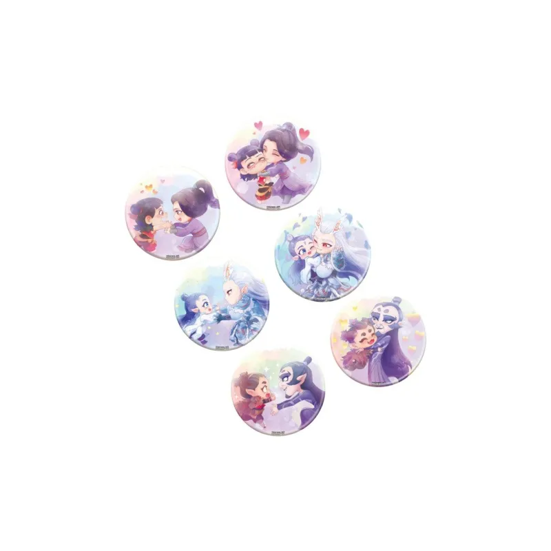 KAYOU Ne Zha Demon Child Conquers The Sea Hug Collection Four Seasons Collection Badges-0
