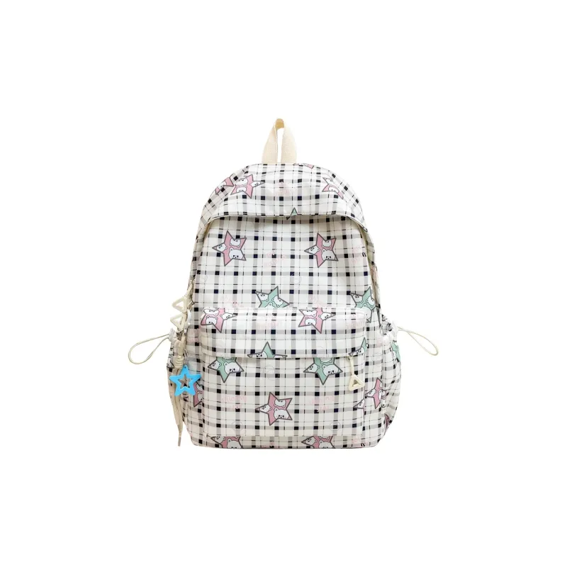 GOX Nylon Backpack Women's Pink/Purple/Green/Sky Blue/Black-21