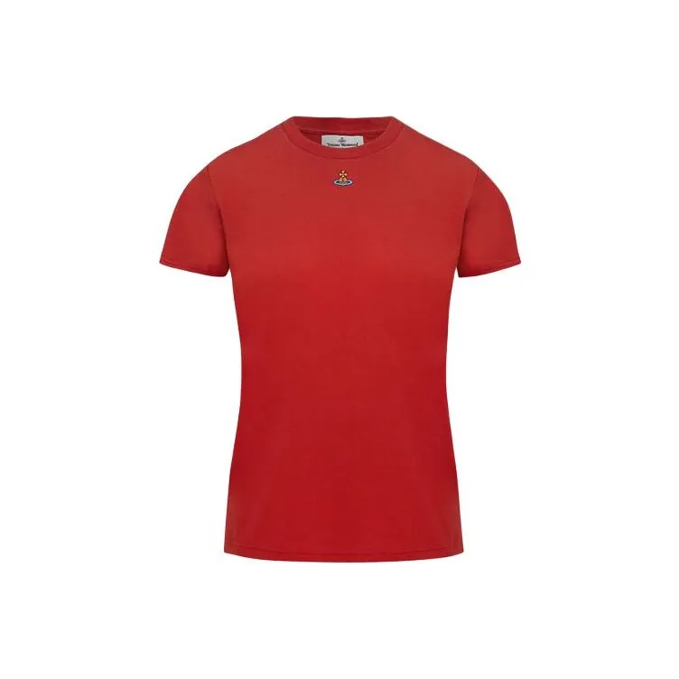Vivienne Westwood Orb Peru' T-Shirt T-Shirt Unisex Red-0