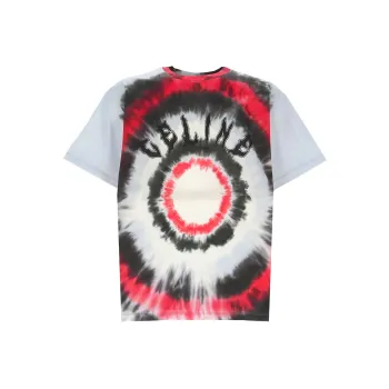 CELINE Loose T shirt In Tie dye