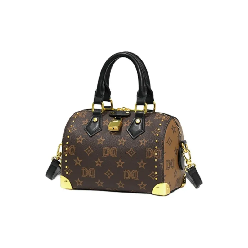 DAPHNE PVC One Shoulder Handbag Medium Size Women's Multicolor-2