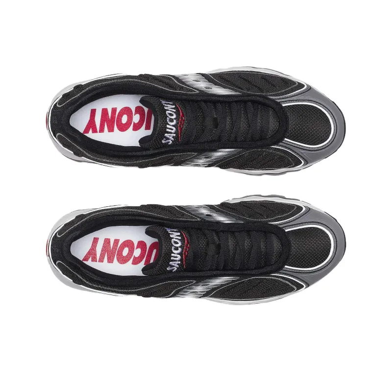 Saucony Matri Anti Slip Wear Resistant Low Top Casual Running Shoes Unisex Black-4