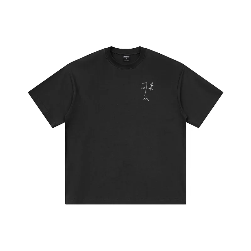 ZMOH Short Sleeved T Shirts Unisex-3